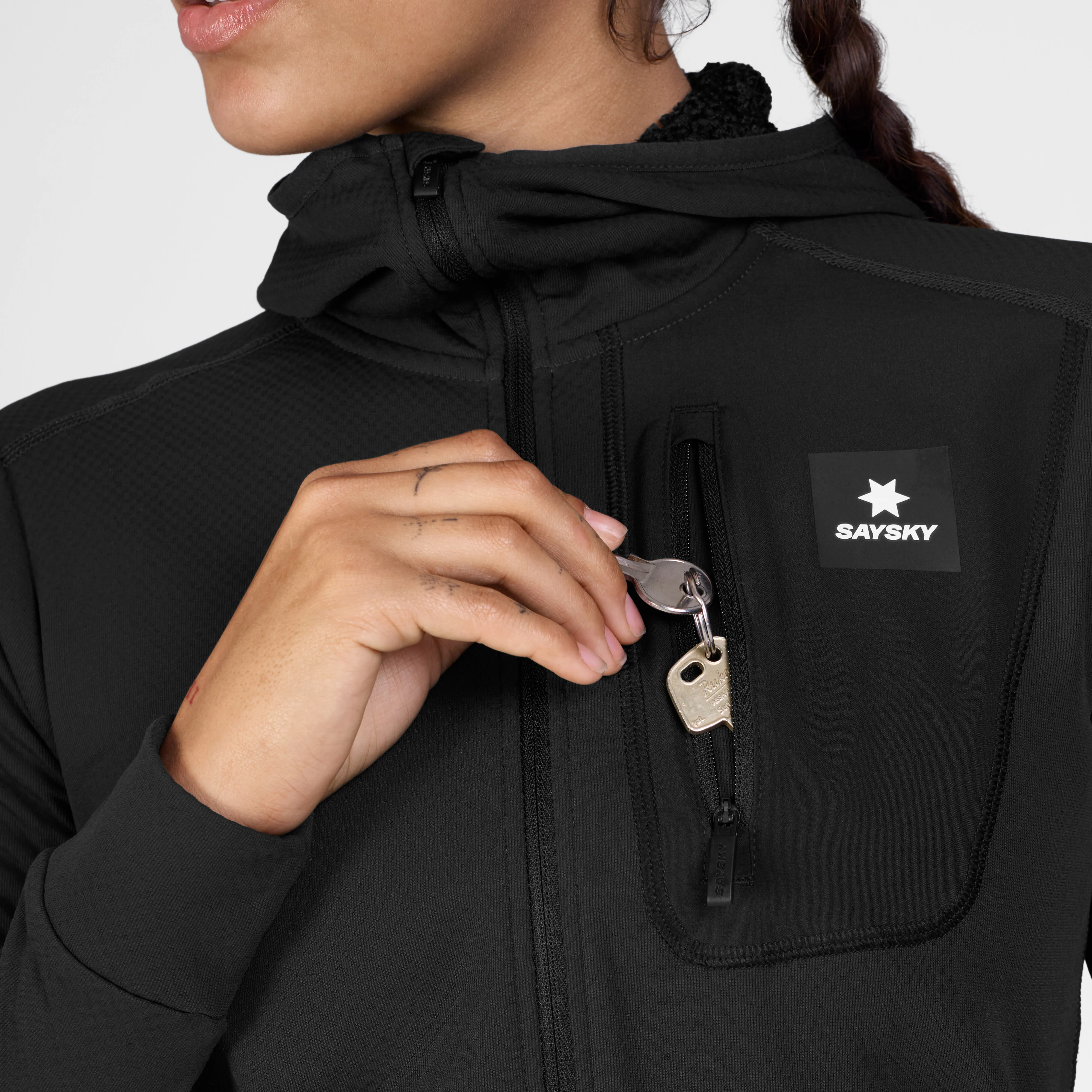Combat Half Zip Fleece Hoodie - Image 7