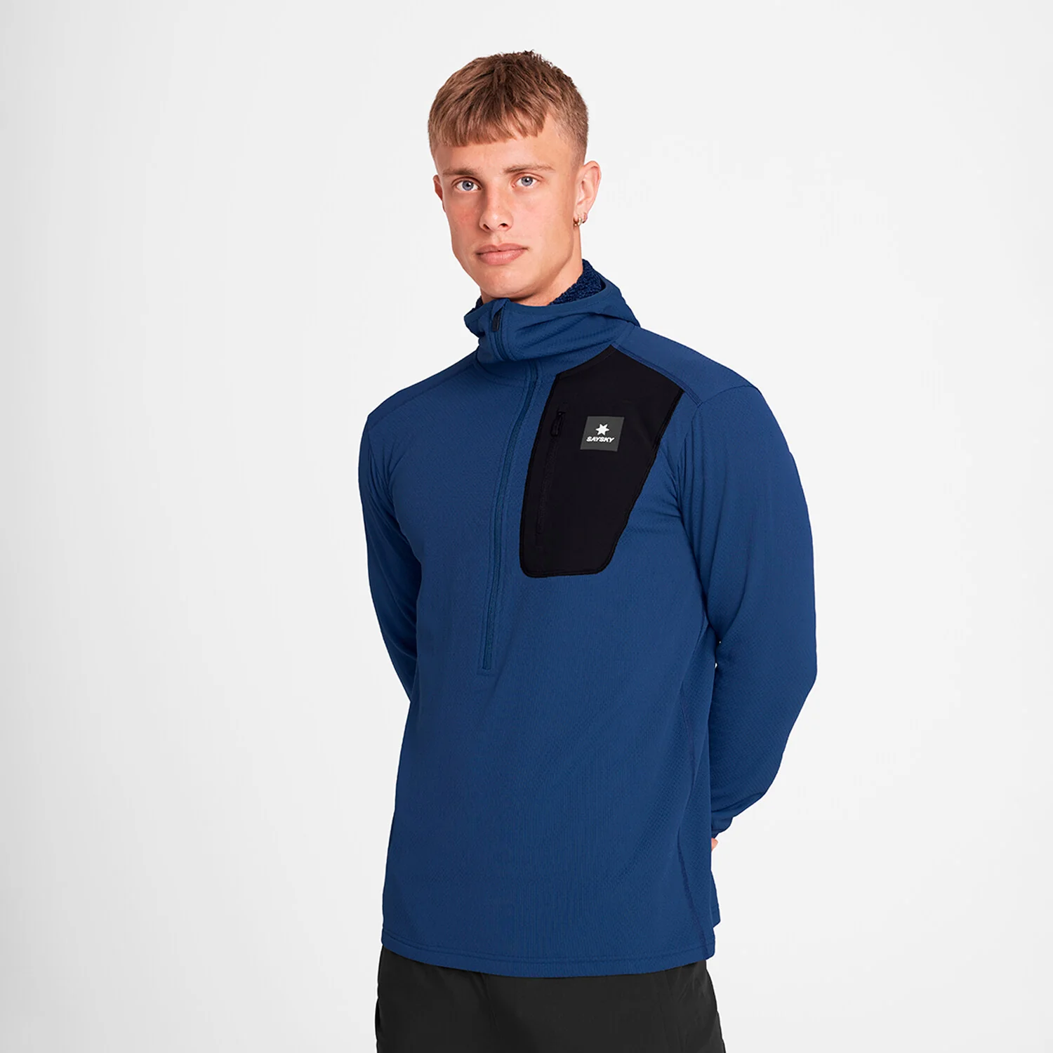 Combat Half Zip Fleece Hoodie - Image 2
